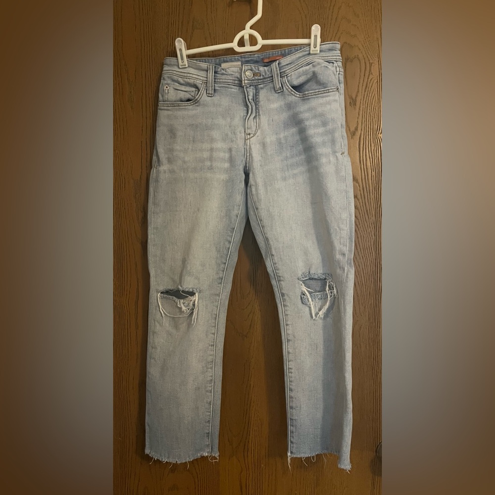 Anthropologie Pilcro Distressed Light Blue Jeans